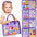 Felt Activity Board for Toddlers Development and Motor Skills Purple