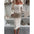 FlareFlow: Chic Solid Off-Neck Long Sleeve Dress - Apricot / S