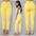 FlexFit Skinny Jeans - Yellow / S