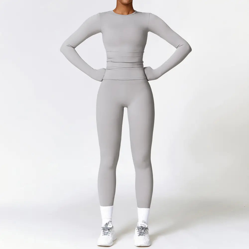FlexFit Yoga Set - Grey / S