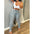 FlexiFit Low Waist Pleat Pocket Jeans - Light Blue / S