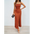 FlirtSplit Sheath Dress - Light Brown / S