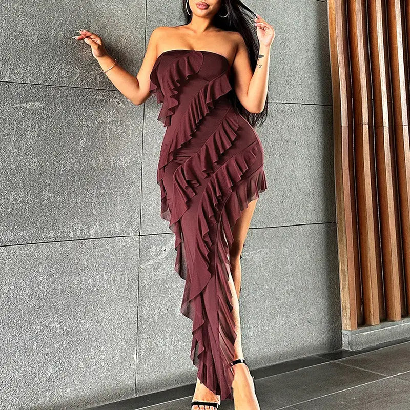 Flirty Fringe: Luxe 2025 Tube Dress