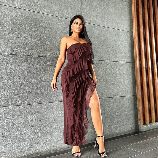 Flirty Fringe: Luxe 2025 Tube Dress