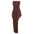 Flirty Fringe: Luxe 2025 Tube Dress - Brown / S