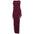 Flirty Fringe: Luxe 2025 Tube Dress - Wine Red / S