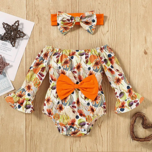 Floral Flare Romper Band Set