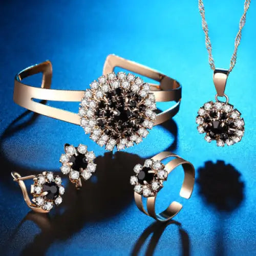 Floral Quartet Jewelry Set