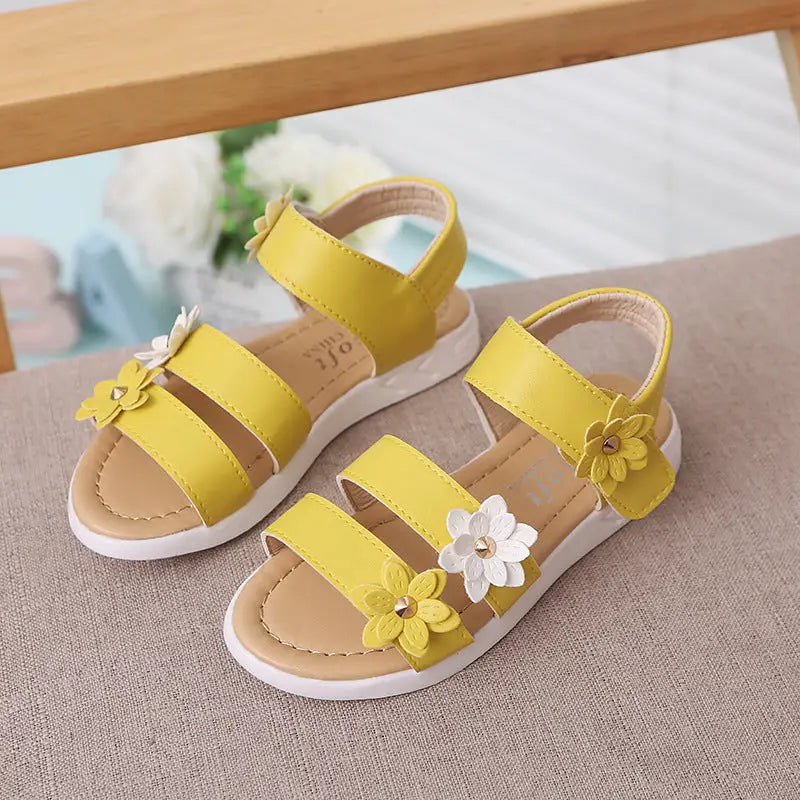 Flower Princess Roman Sandals