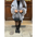 FluffyCoat: Luxe Furry Long Overcoat - Light Gray / S