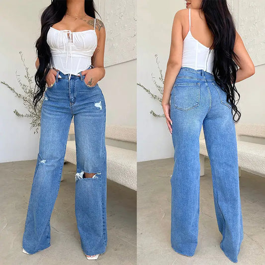 FrayWave: Trendy Frayed Casual Pants