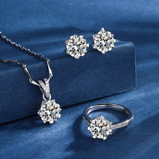Frosted Trio Set - Snowflake 3PCs Suit