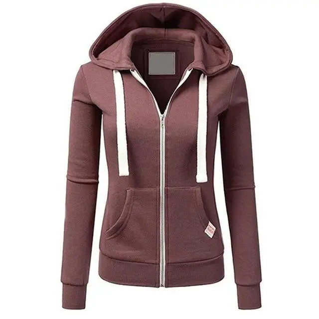 FrostWear Cozy Hoodies Collection - Dark red / S