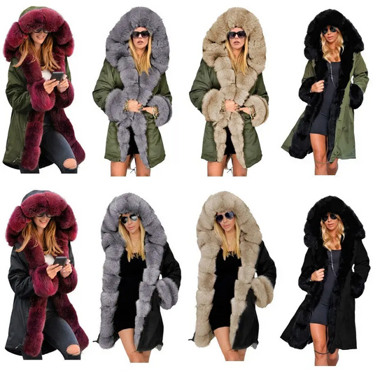FurHaven Hooded Cotton-Padded Jacket