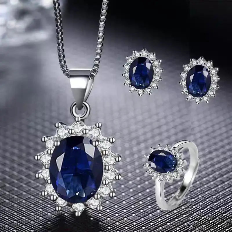 Gemstone Trio Jewelry Set