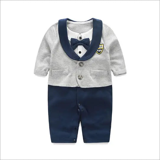 GentleSprout: Seasonal Long-Sleeve Baby Jumpsuit - as shown / 59cm / Q