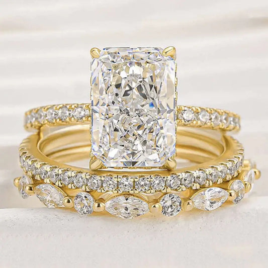 Glacier Sparkle Ring Set
