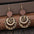 GlamRoar Triple Layer Sequin Leather Earrings - Leopard Print