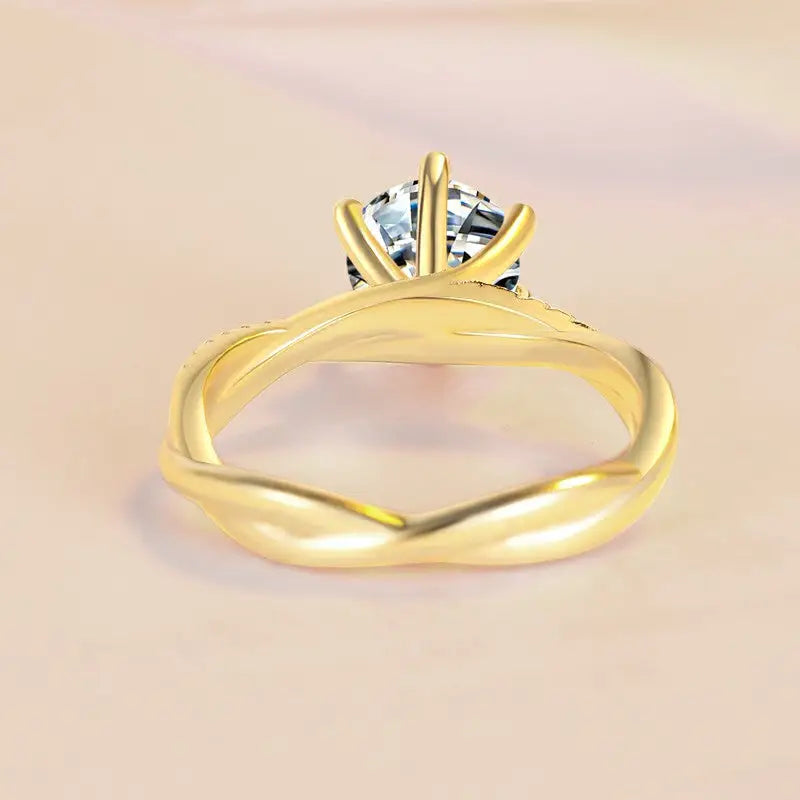 GlitzKarat Moissanite S925 Silver Ring