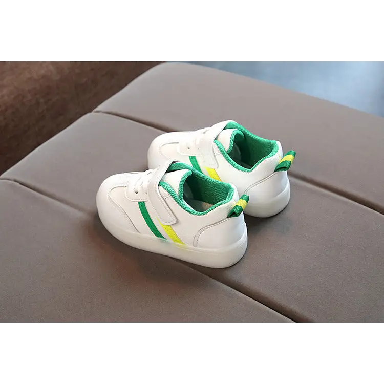 GlowStride: Kimmy White LED Sneakers