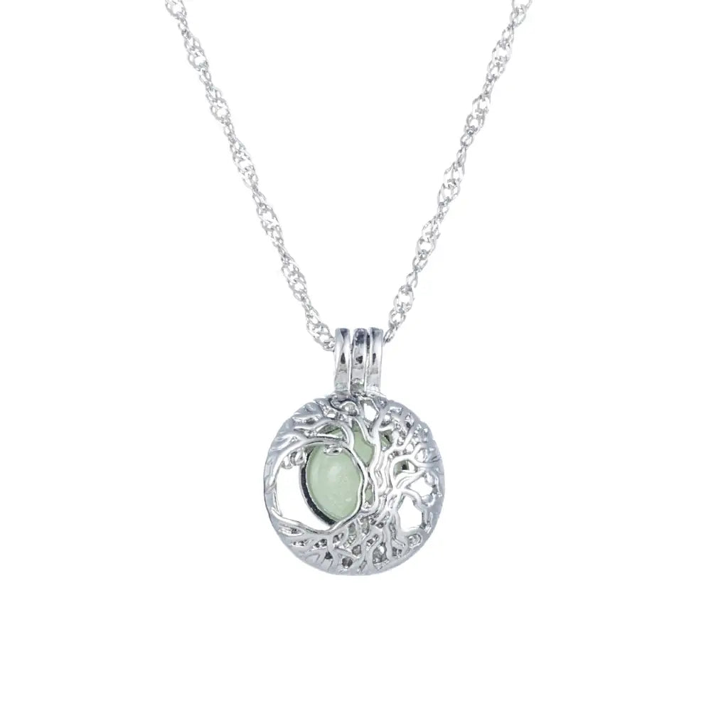 GlowTree Hollow Noctilucent Necklace with Ethereal Luminescence