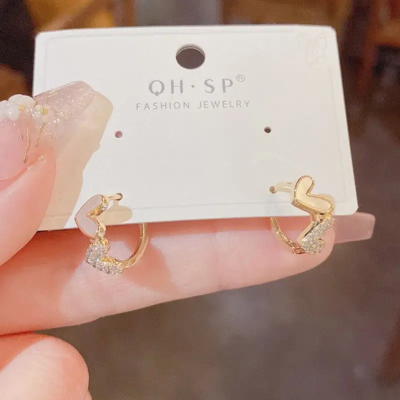 Golden Geo Chic 14K Gold Fashion Ear Clips - No 17