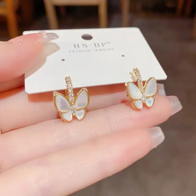 Golden Geo Chic 14K Gold Fashion Ear Clips - No 3