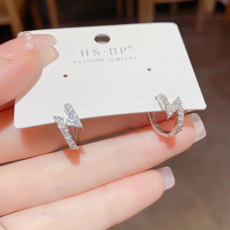 Golden Geo Chic 14K Gold Fashion Ear Clips - No 78