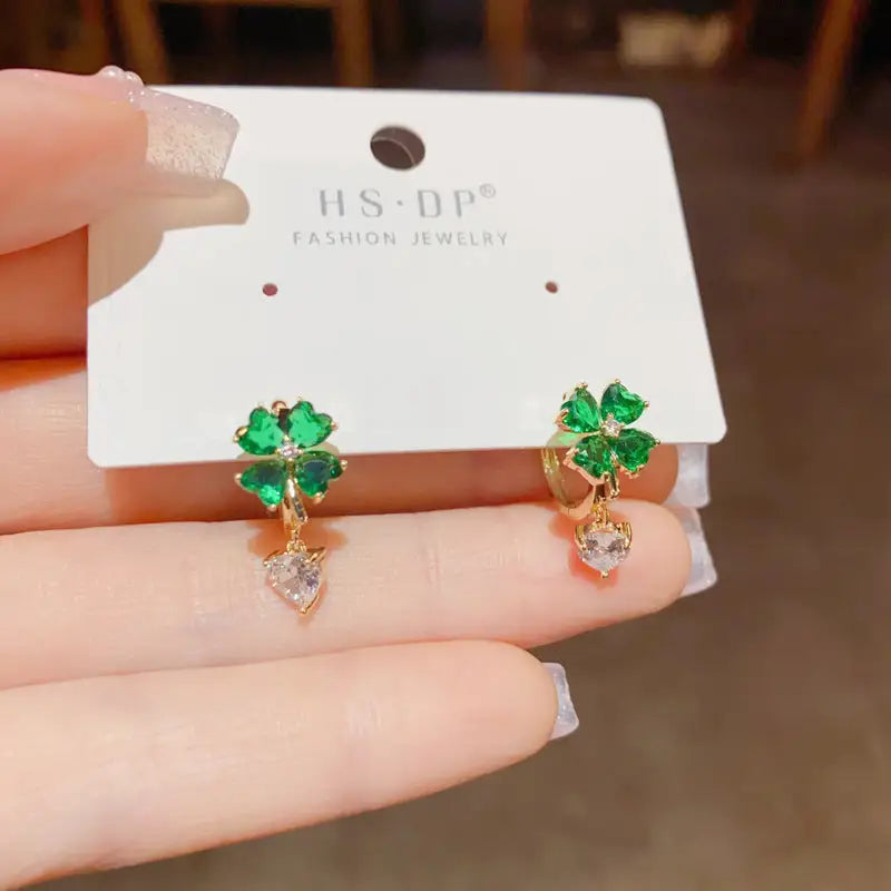 Golden Geo Chic 14K Gold Fashion Ear Clips - No 79