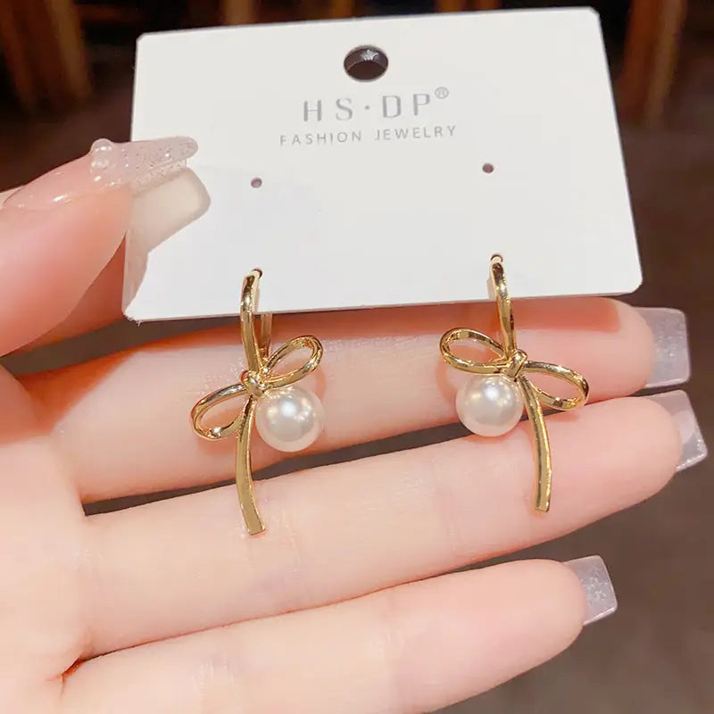 Golden Geo Chic 14K Gold Fashion Ear Clips - No 89
