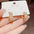 Golden Geo Chic 14K Gold Fashion Ear Clips - No 9