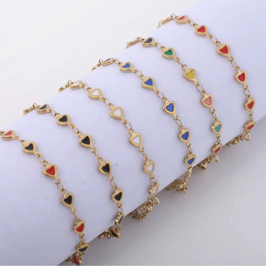 GoldLuxe Stainless Vacu-Plate Elegant Bracelet