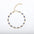 GoldLuxe Stainless Vacu-Plate Elegant Bracelet - Sapphire Blue / 17and5cm