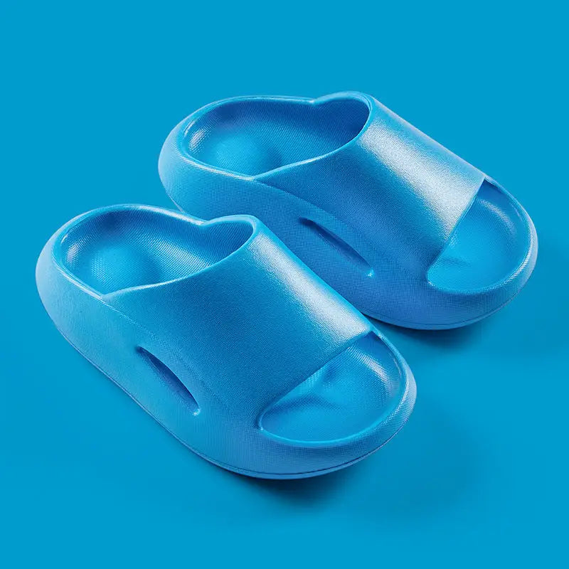 GripSoft Cozy Home Sandals - Blue / 15