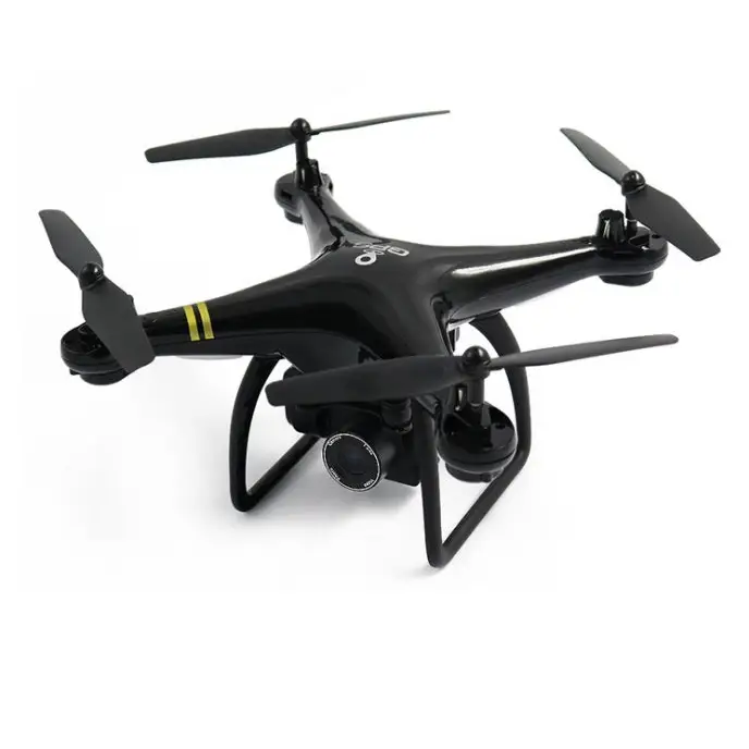 GW168 Remote Control Drone with LED Light and 3D Roll Functions Black