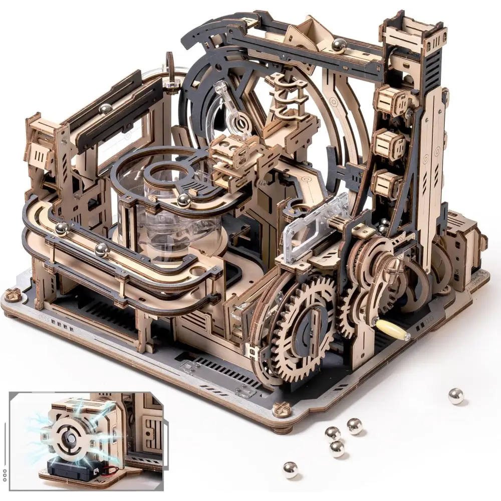 Hand Cranked and Electric Motor Dual Mode Gear Model Kit LGC01 5