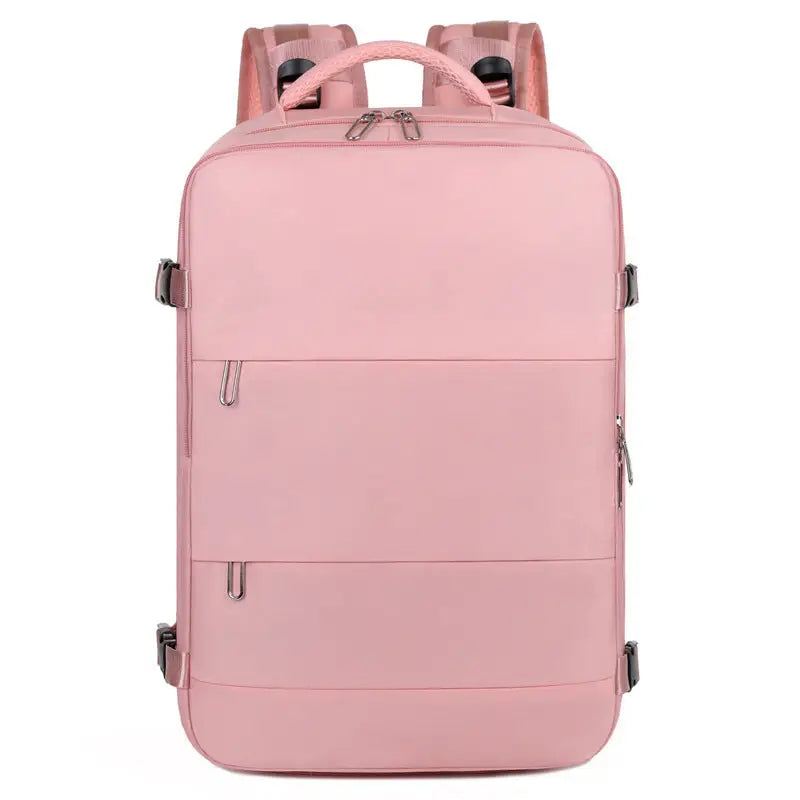 HerVoyage: All-in-One Travel & College Backpack - Pink
