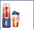 High Power 140W Juicer with 400mL Capacity and Fast Motor Tunisian dark blue / Six Knives and Double Cups