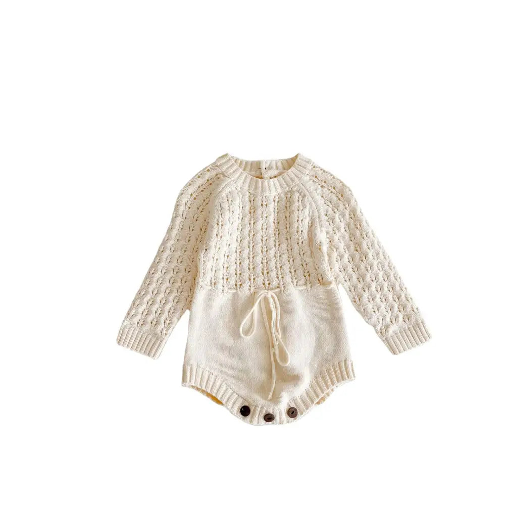 Hollow Harpy Knit Dress for Baby Girls - 66cm