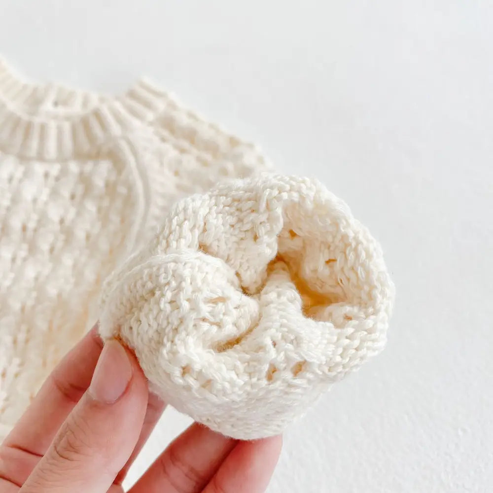 Hollow Harpy Knit Dress for Baby Girls