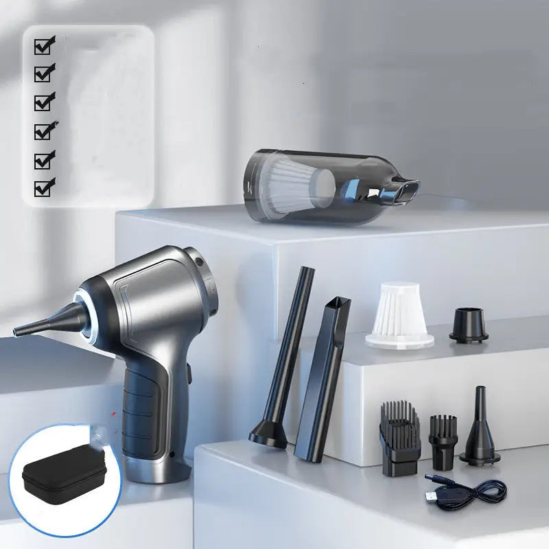Home and Car Dual Purpose Handheld Vacuum Cleaner 12000Pa Rechargeable