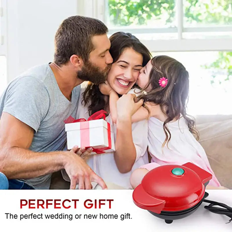 Household Mini Waffle Maker 350W Compact Electric Appliance