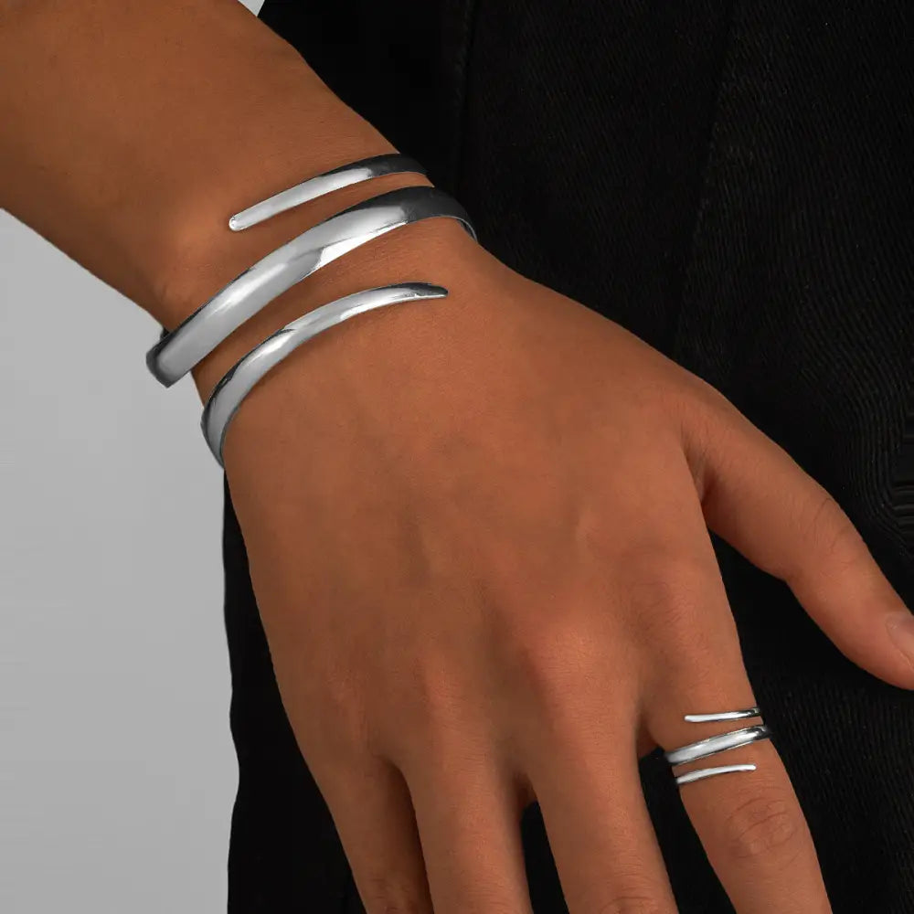 HydroLoop Open Ring - Silver / Metal