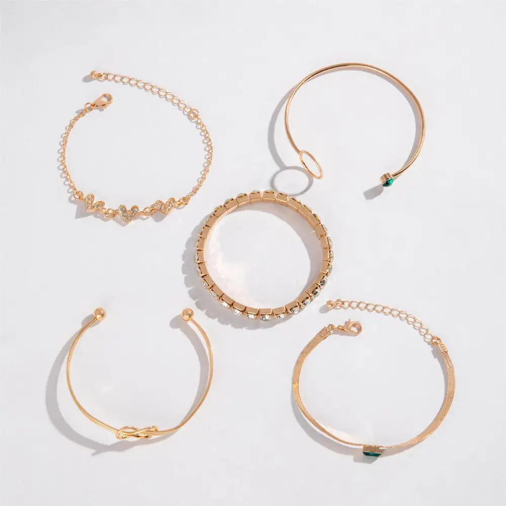 Jade Luxe: Diamond & Jade Bracelet Collection - 25892 gold