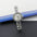 JewelSquare Luxe Watch with Diamond-Encrusted Stainless Steel Case - Flower Silver White