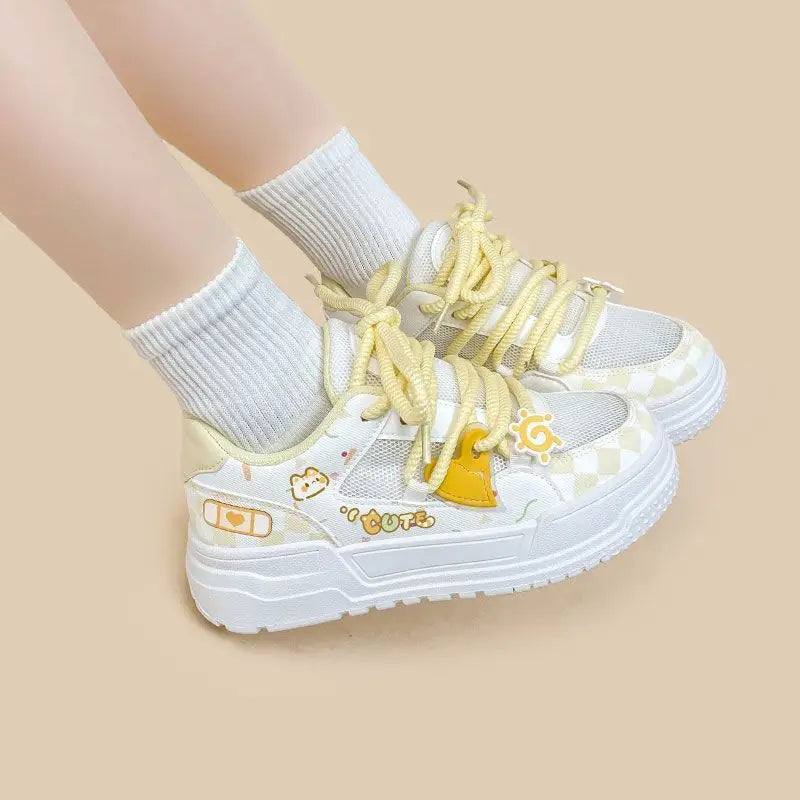 K-Dopamine Mesh: Cute Breathable Korean Sneakers