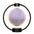 K1 Round Moon Bluetooth Speaker with Wood Grain Base and Suspension Black moon