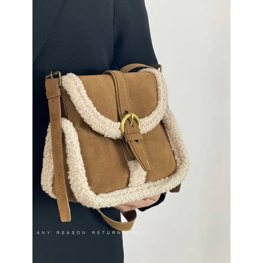 Khaki Polyester Suitcase with Three Dimensional Pocket and Internal Zipper - Khaki