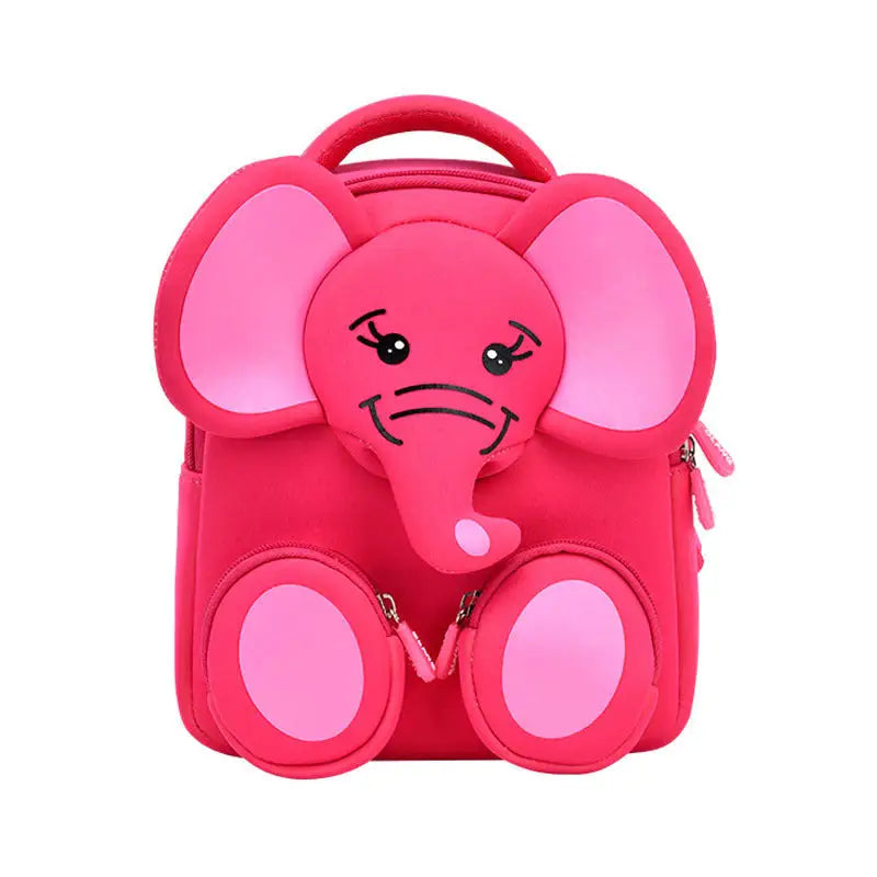 KidGuard Mini Backpack: Safe & Stylish - Rose Red