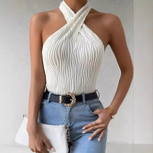 Knit Halter Top for Her
